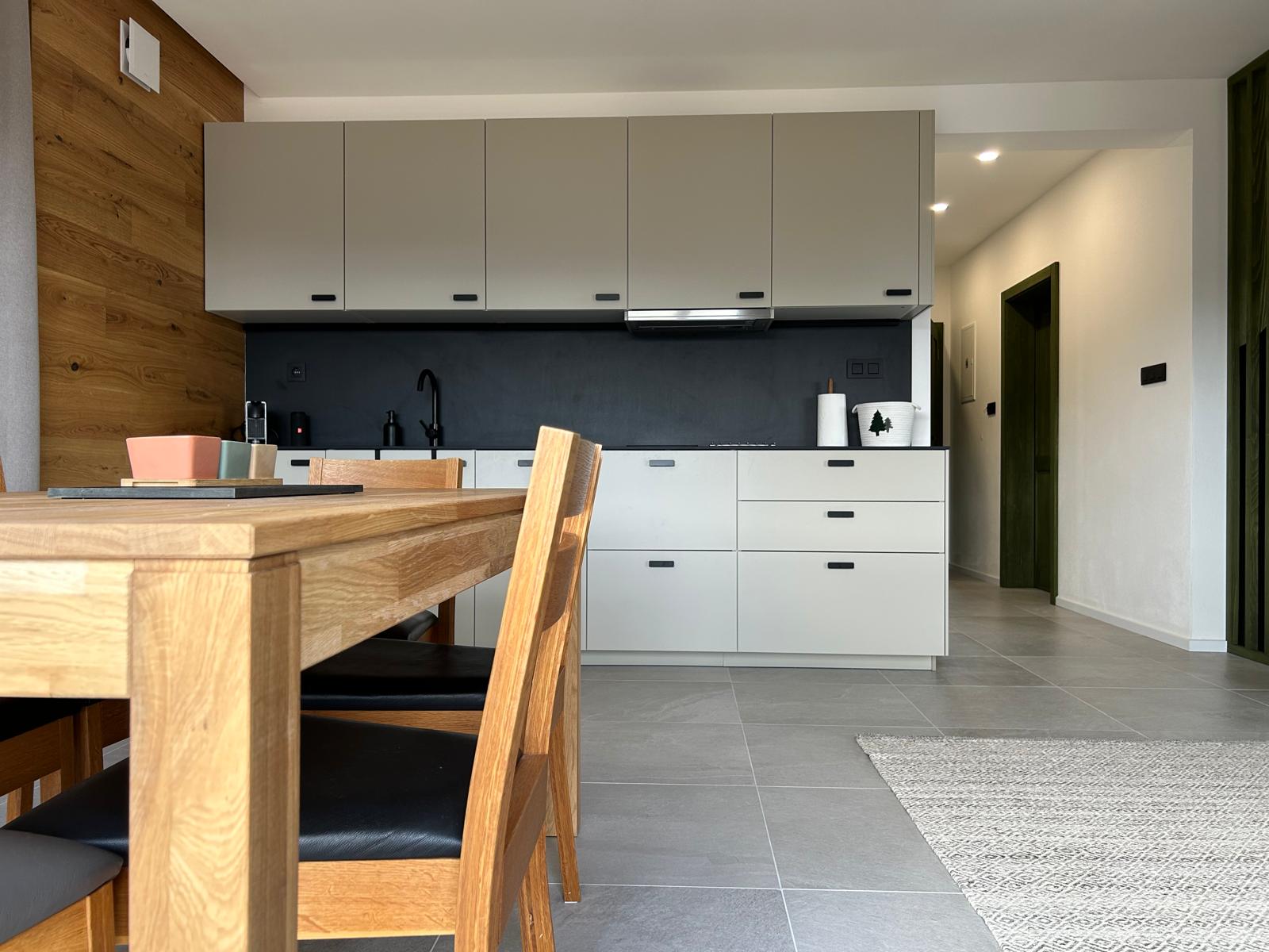 1st floor kitchen and dining table